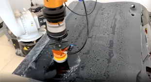 汽车门板表面水磨