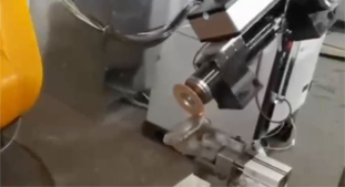 铸铁件表面打磨